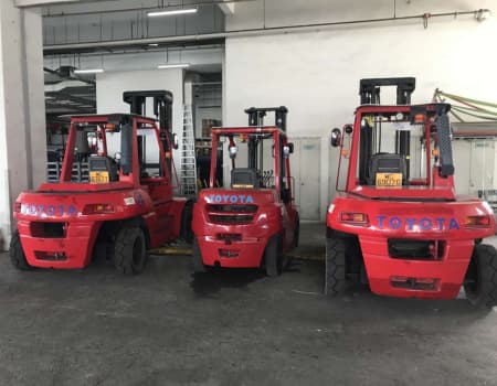 Forklift rental programs