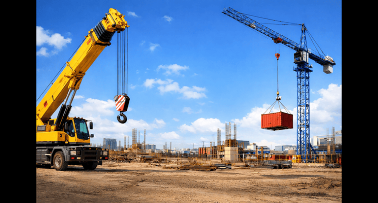 On-Site Crane Rental